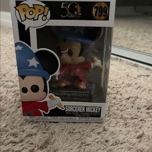 Funko Sorcerer Mickey in Red and Blue